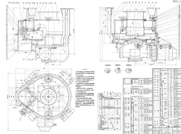 圓盤給料機(jī)圖紙